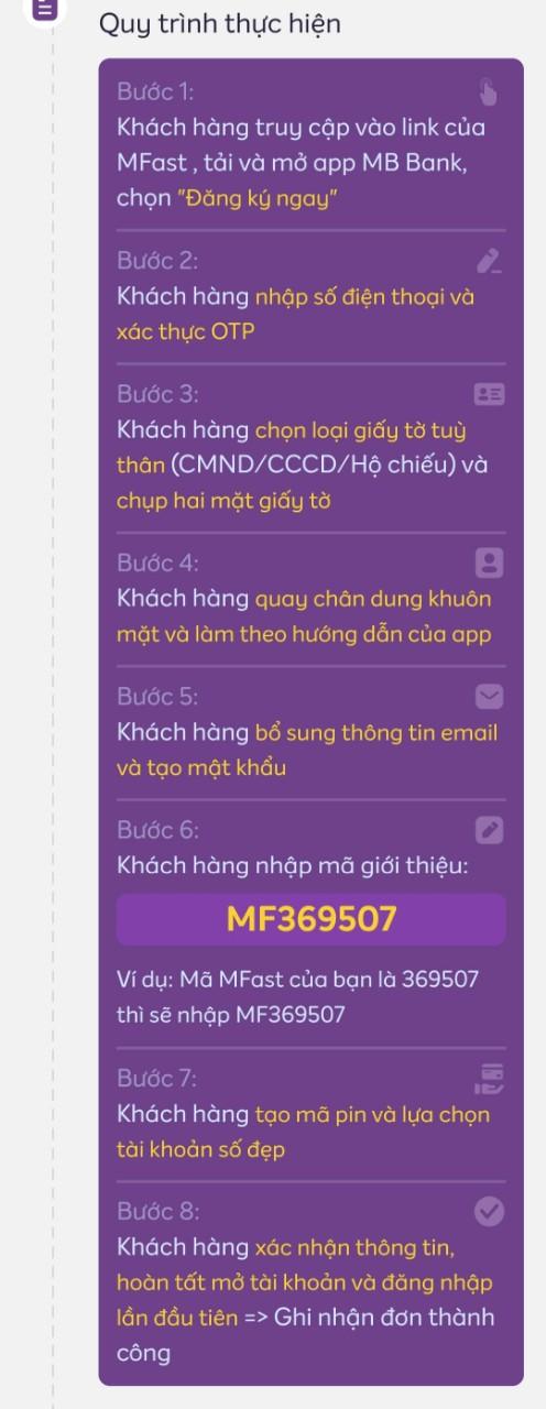 Tạo tài khoản MB Bank miễn phí và được thưởng tiền