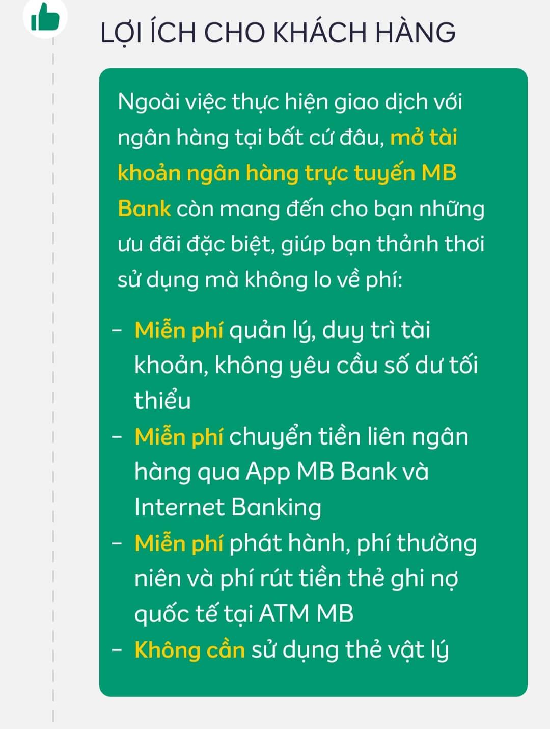 Tạo tài khoản MB Bank miễn phí và được thưởng tiền