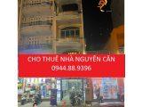 Cho thuê nhà mặt tiền Xô Viết Nghệ Tĩnh, P.26, 4x20m,1 trệt, 2 lầu, ST, 33tr